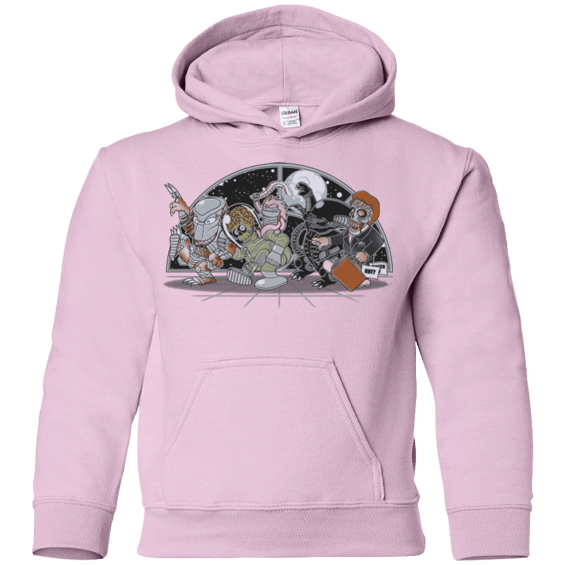 Sweatshirts Light Pink / YS Where The Nasty Aliens are Youth Hoodie