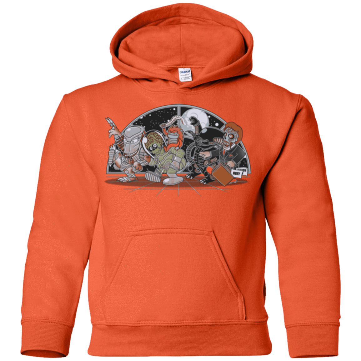 Sweatshirts Orange / YS Where The Nasty Aliens are Youth Hoodie