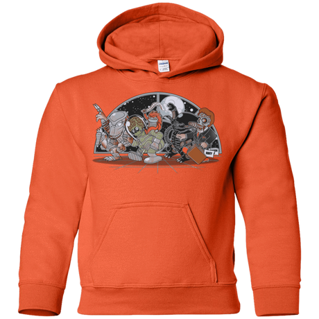 Sweatshirts Orange / YS Where The Nasty Aliens are Youth Hoodie