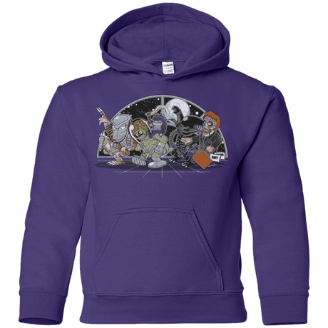 Sweatshirts Purple / YS Where The Nasty Aliens are Youth Hoodie