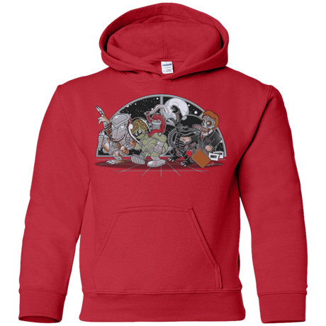 Sweatshirts Red / YS Where The Nasty Aliens are Youth Hoodie