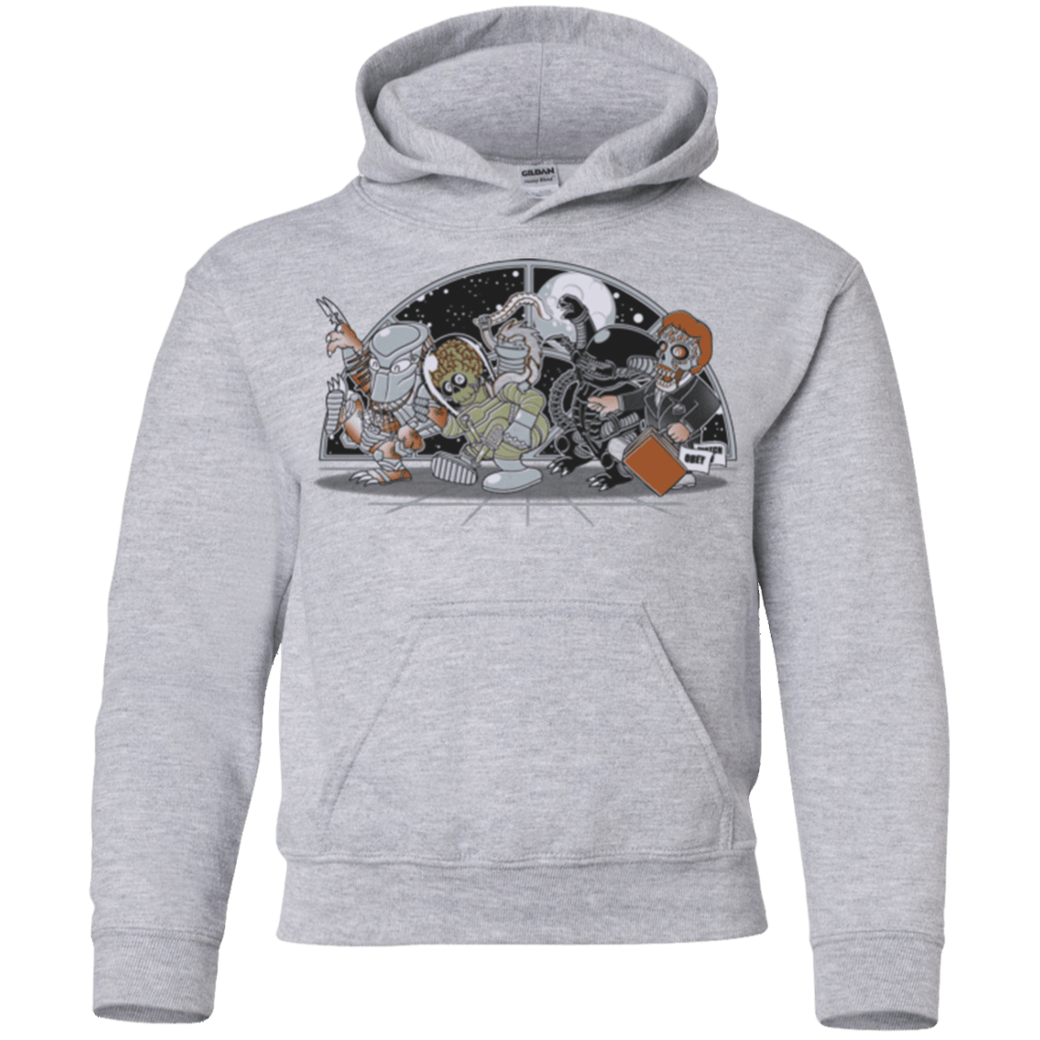 Sweatshirts Sport Grey / YS Where The Nasty Aliens are Youth Hoodie
