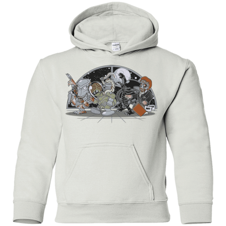 Sweatshirts White / YS Where The Nasty Aliens are Youth Hoodie