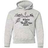 Sweatshirts Ash / YS Where the Sewer Pipe Ends Youth Hoodie