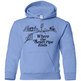Sweatshirts Carolina Blue / YS Where the Sewer Pipe Ends Youth Hoodie