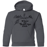 Sweatshirts Charcoal / YS Where the Sewer Pipe Ends Youth Hoodie