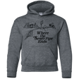 Sweatshirts Dark Heather / YS Where the Sewer Pipe Ends Youth Hoodie