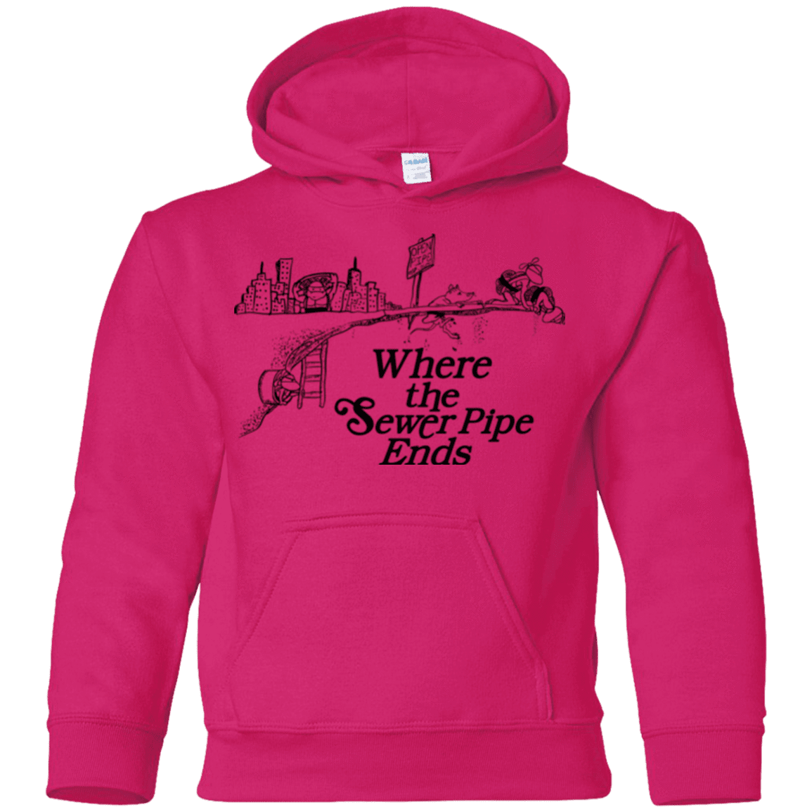 Sweatshirts Heliconia / YS Where the Sewer Pipe Ends Youth Hoodie