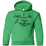 Sweatshirts Irish Green / YS Where the Sewer Pipe Ends Youth Hoodie