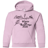 Sweatshirts Light Pink / YS Where the Sewer Pipe Ends Youth Hoodie