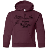 Sweatshirts Maroon / YS Where the Sewer Pipe Ends Youth Hoodie