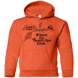 Sweatshirts Orange / YS Where the Sewer Pipe Ends Youth Hoodie