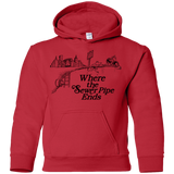 Sweatshirts Red / YS Where the Sewer Pipe Ends Youth Hoodie