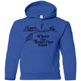 Sweatshirts Royal / YS Where the Sewer Pipe Ends Youth Hoodie