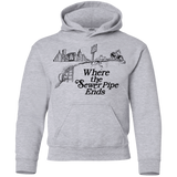 Sweatshirts Sport Grey / YS Where the Sewer Pipe Ends Youth Hoodie