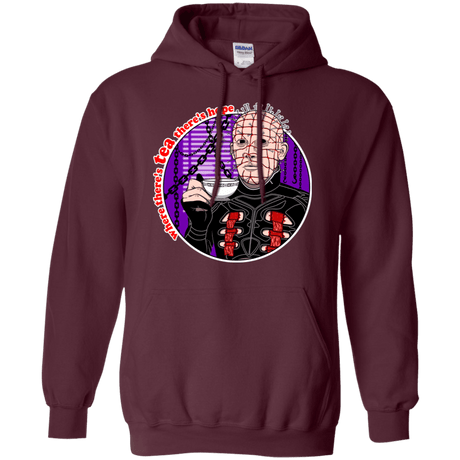 Sweatshirts Maroon / S Where There's Tea Pullover Hoodie