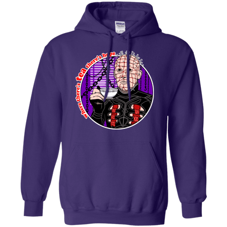 Sweatshirts Purple / S Where There's Tea Pullover Hoodie