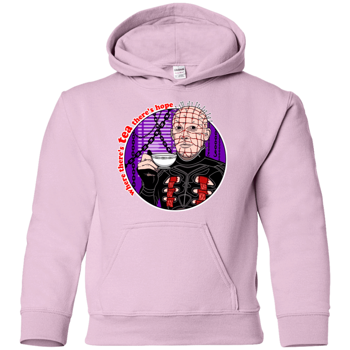 Sweatshirts Light Pink / YS Where There's Tea Youth Hoodie