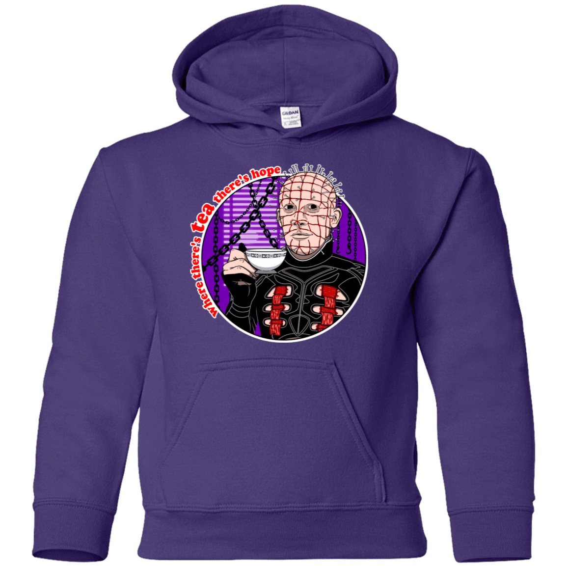 Sweatshirts Purple / YS Where There's Tea Youth Hoodie