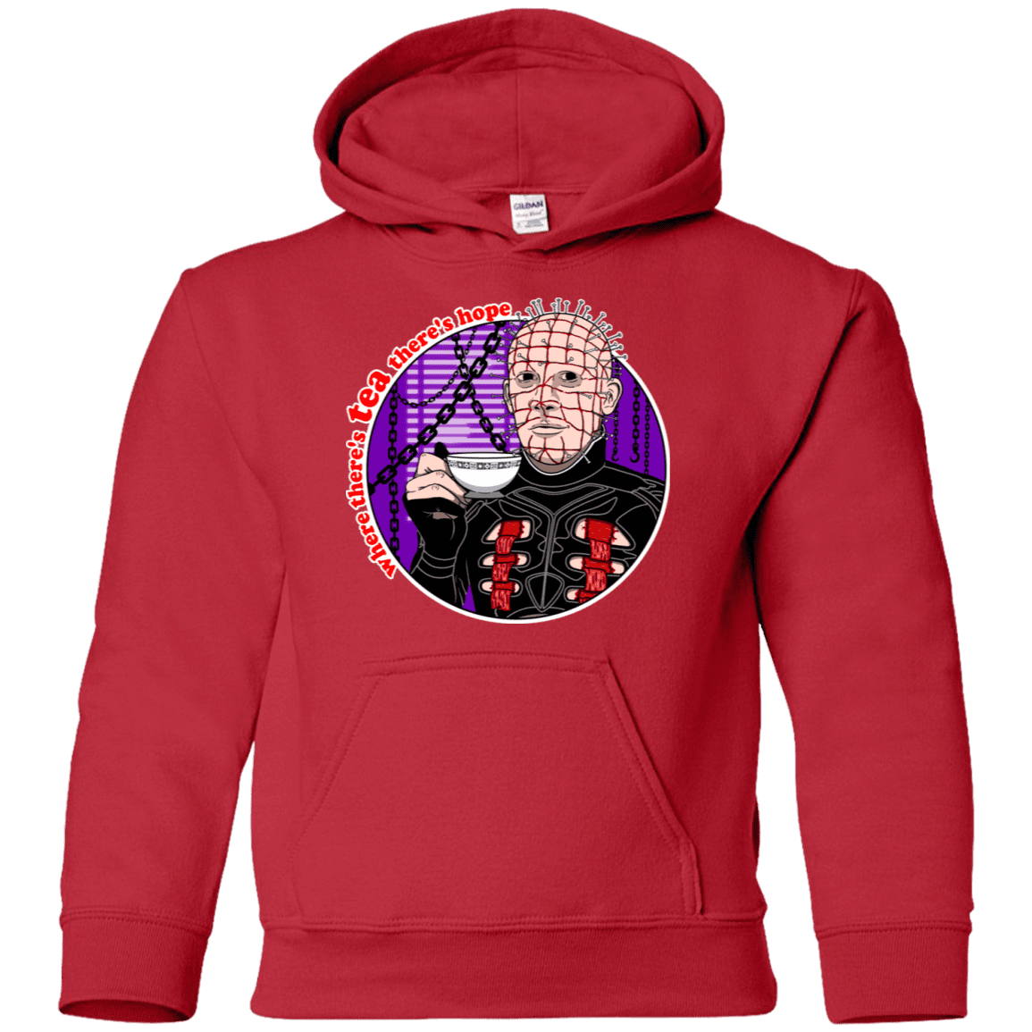 Sweatshirts Red / YS Where There's Tea Youth Hoodie