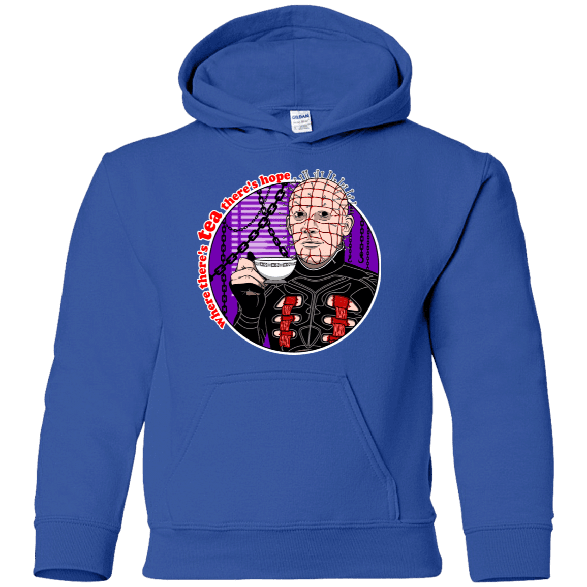 Sweatshirts Royal / YS Where There's Tea Youth Hoodie