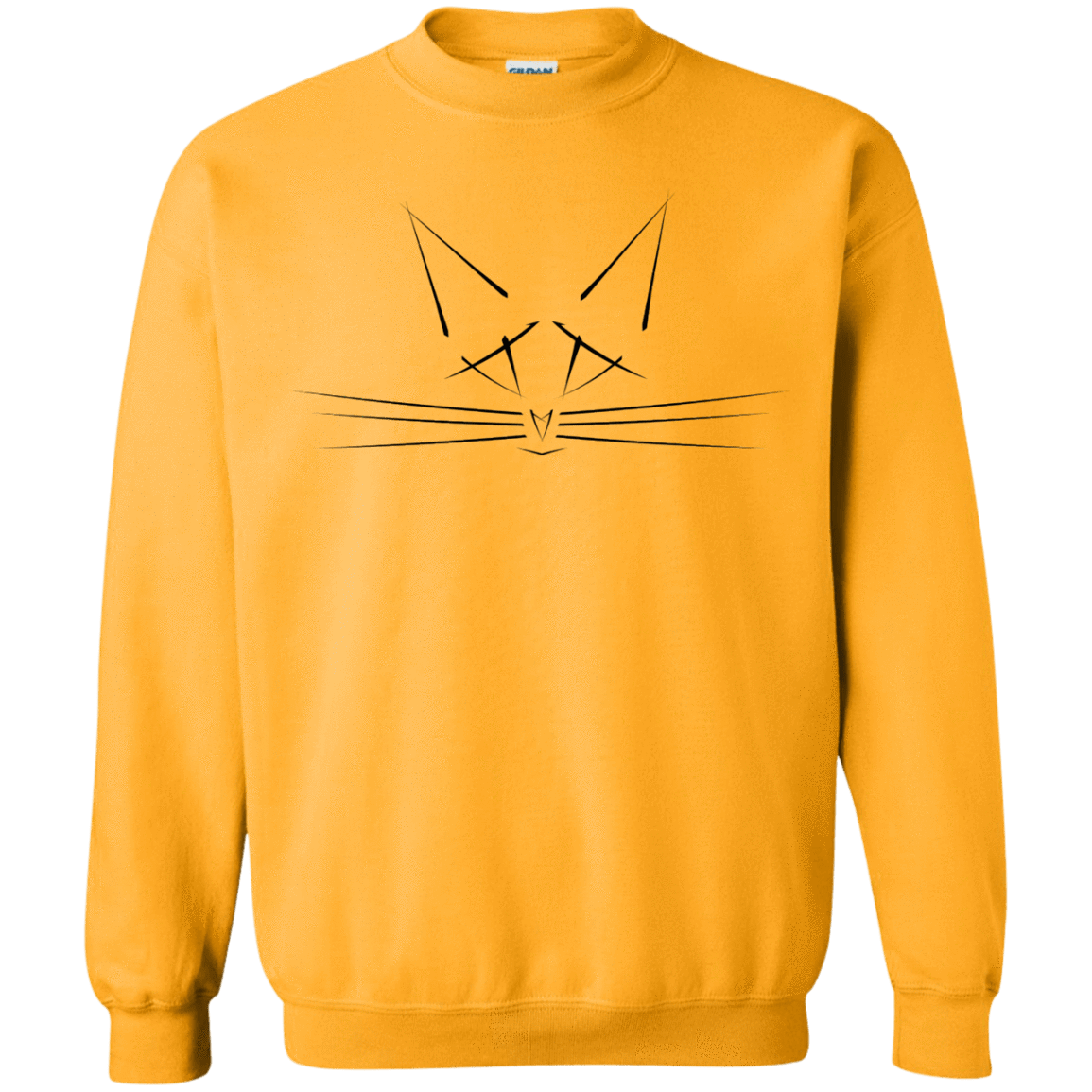 Sweatshirts Gold / S Whiskers Crewneck Sweatshirt