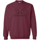 Sweatshirts Maroon / S Whiskers Crewneck Sweatshirt