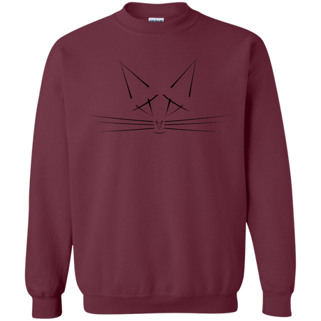 Sweatshirts Maroon / S Whiskers Crewneck Sweatshirt