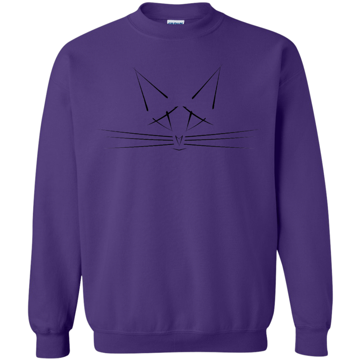 Sweatshirts Purple / S Whiskers Crewneck Sweatshirt