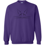 Sweatshirts Purple / S Whiskers Crewneck Sweatshirt