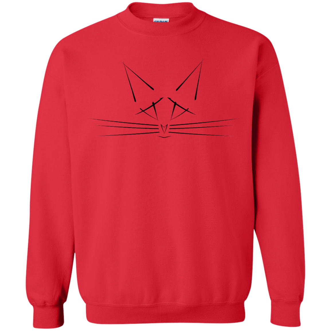 Sweatshirts Red / S Whiskers Crewneck Sweatshirt