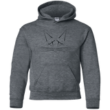 Sweatshirts Dark Heather / YS Whiskers Youth Hoodie