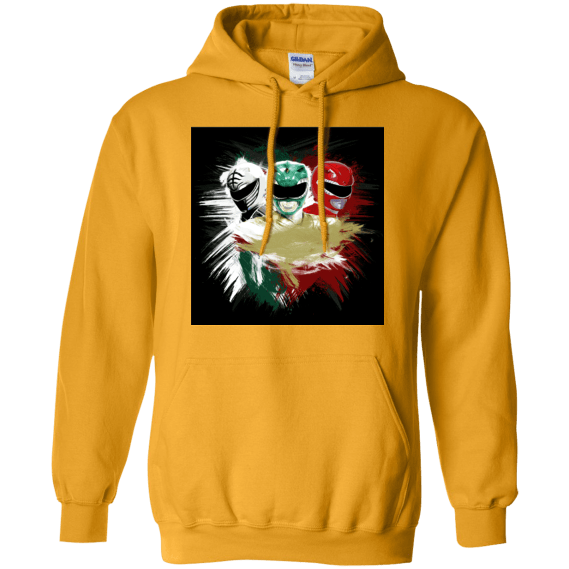 Sweatshirts Gold / Small White Green Red Pullover Hoodie
