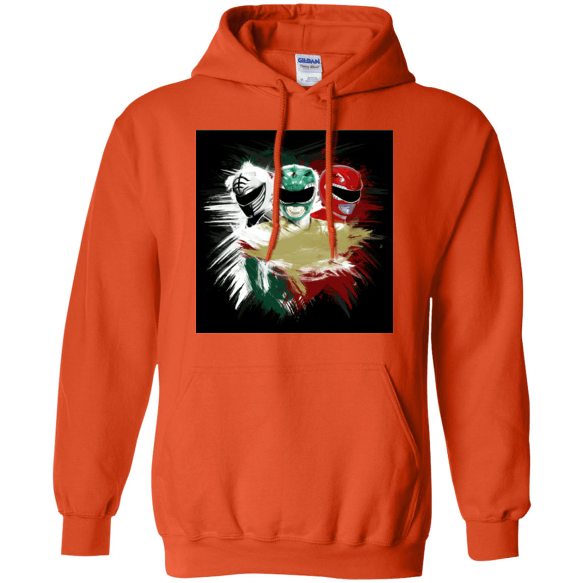 Sweatshirts Orange / Small White Green Red Pullover Hoodie