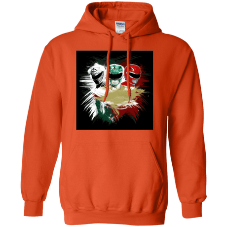 Sweatshirts Orange / Small White Green Red Pullover Hoodie