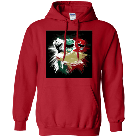 Sweatshirts Red / Small White Green Red Pullover Hoodie