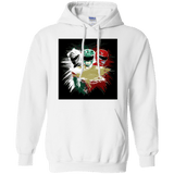 Sweatshirts White / Small White Green Red Pullover Hoodie