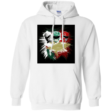 Sweatshirts White / Small White Green Red Pullover Hoodie