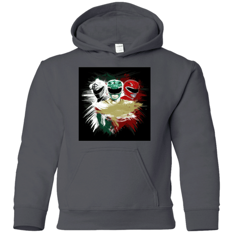 Sweatshirts Charcoal / YS White Green Red Youth Hoodie