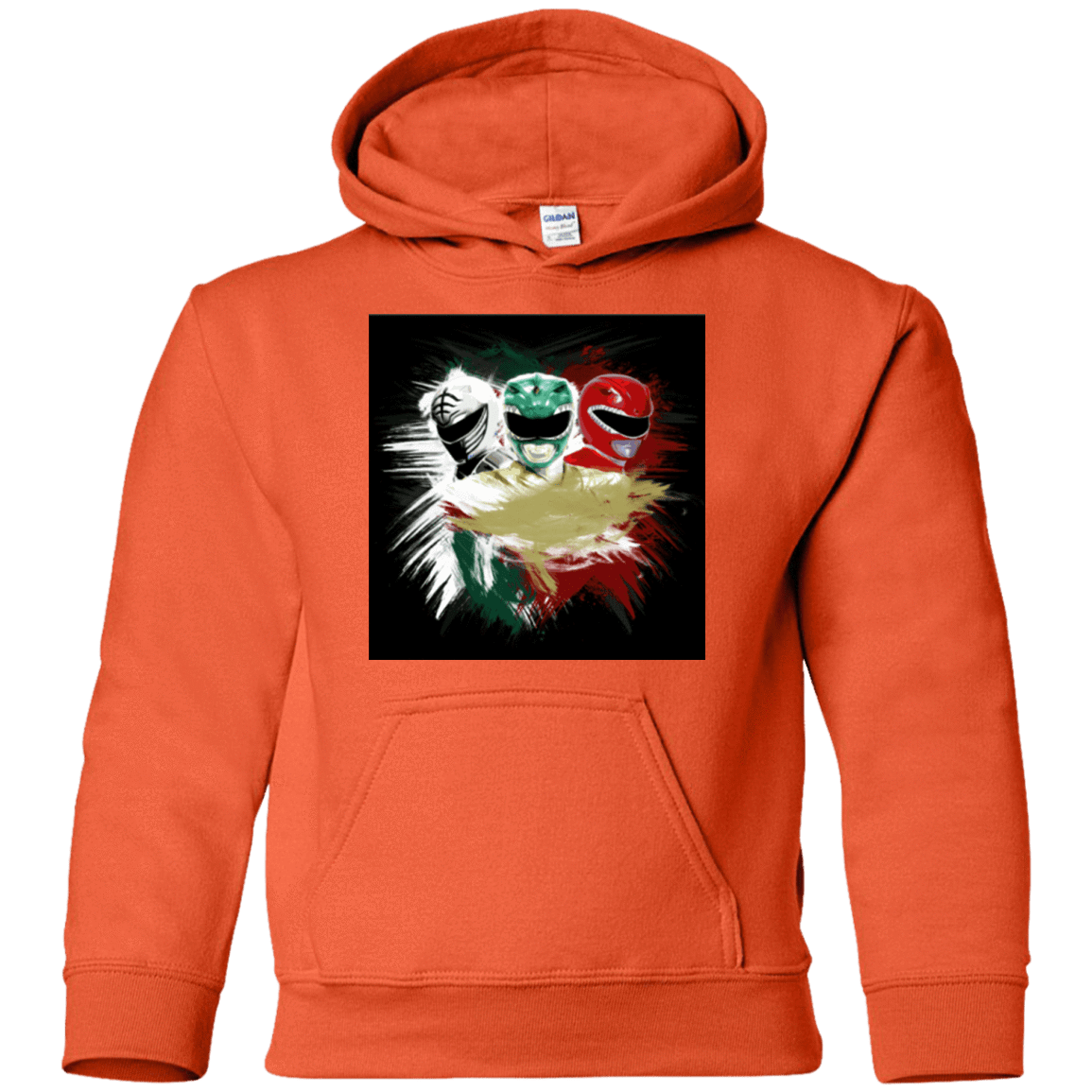 Sweatshirts Orange / YS White Green Red Youth Hoodie