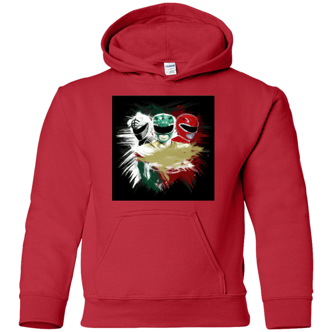 Sweatshirts Red / YS White Green Red Youth Hoodie