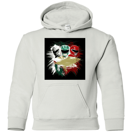 Sweatshirts White / YS White Green Red Youth Hoodie