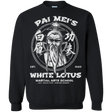Sweatshirts Black / Small White Lotus Crewneck Sweatshirt