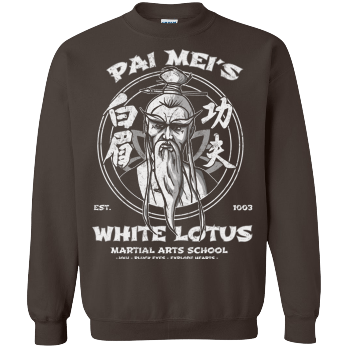 Sweatshirts Dark Chocolate / Small White Lotus Crewneck Sweatshirt