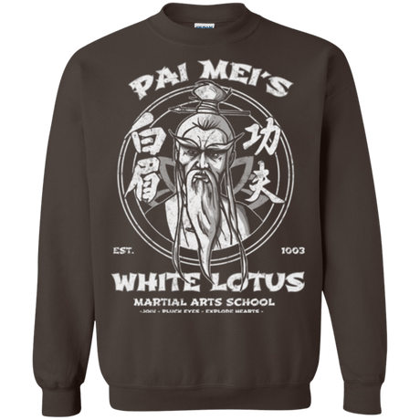 Sweatshirts Dark Chocolate / Small White Lotus Crewneck Sweatshirt