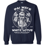 Sweatshirts Navy / Small White Lotus Crewneck Sweatshirt