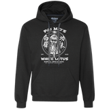 Sweatshirts Black / Small White Lotus Premium Fleece Hoodie