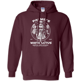 Sweatshirts Maroon / Small White Lotus Pullover Hoodie