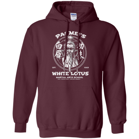 Sweatshirts Maroon / Small White Lotus Pullover Hoodie