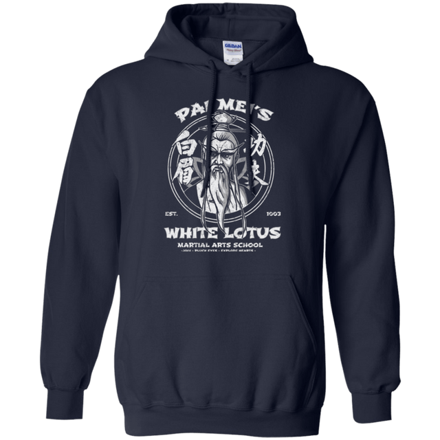 Sweatshirts Navy / Small White Lotus Pullover Hoodie